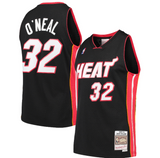 Men's Miami Heat Shaquille O'Neal Mitchell & Ness Black 2005-06 Hardwood Classics Swingman Jersey - Pro Jersey Sports