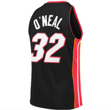Men's Miami Heat Shaquille O'Neal Mitchell & Ness Black 2005-06 Hardwood Classics Swingman Jersey - Pro Jersey Sports