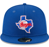 Men's Texas Rangers New Era Blue Cooperstown Collection Wool 59FIFTY Fitted Hat - Pro Jersey Sports