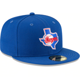 Men's Texas Rangers New Era Blue Cooperstown Collection Wool 59FIFTY Fitted Hat - Pro Jersey Sports