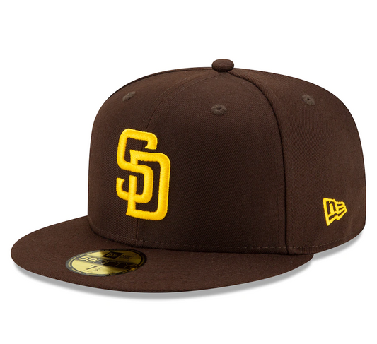 Men's San Diego Padres New Era Brown Authentic Collection On-Field 59FIFTY Fitted Hat