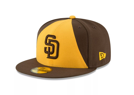 Men's San Diego Padres New Era Brown Alternate 2 Authentic Collection On-Field 59FIFTY Fitted Hat - Pro Jersey Sports