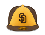 Men's San Diego Padres New Era Brown Alternate 2 Authentic Collection On-Field 59FIFTY Fitted Hat - Pro Jersey Sports