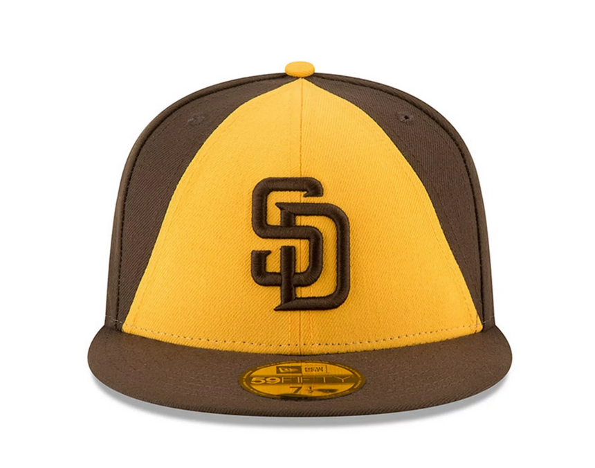 Men's San Diego Padres New Era Brown Alternate 2 Authentic Collection On-Field 59FIFTY Fitted Hat - Pro Jersey Sports