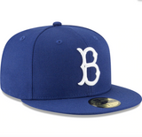 Men's Brooklyn Dodgers New Era Royal Cooperstown Collection Wool 59FIFTY Fitted Hat - Pro Jersey Sports