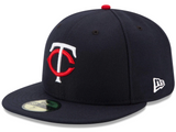 Men's Minnesota Twins New Era Navy Home Authentic Collection On-Field 59FIFTY Fitted Hat - Pro Jersey Sports