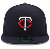 Men's Minnesota Twins New Era Navy Home Authentic Collection On-Field 59FIFTY Fitted Hat - Pro Jersey Sports