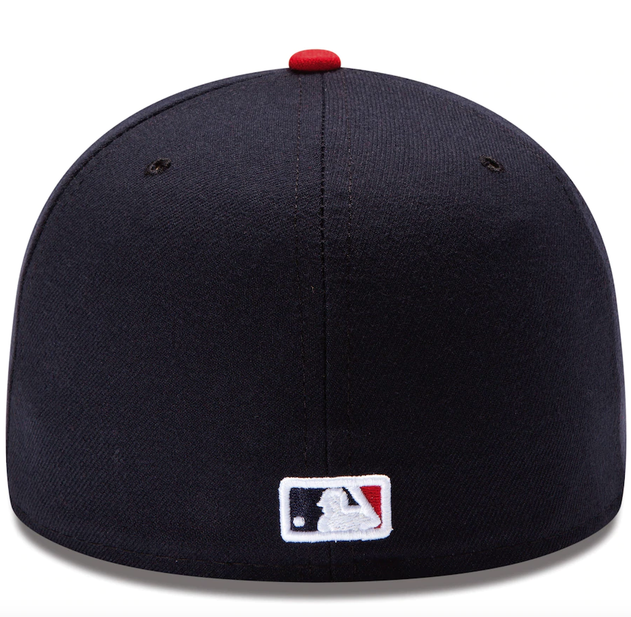 Men's Atlanta Braves New Era Navy/Red Home Authentic Collection On-Field 59FIFTY Fitted Hat