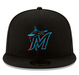 Men's Miami Marlins New Era Black Authentic Collection On-Field 59FIFTY Fitted Hat - Pro Jersey Sports