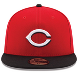 Men's Cincinnati Reds New Era Red/Black Road Authentic Collection On-Field 59FIFTY Fitted Hat - Pro Jersey Sports