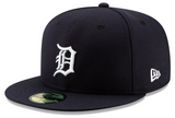 Men's Detroit Tigers New Era Navy Home Authentic Collection On-Field Logo 59FIFTY Fitted Hat - Pro Jersey Sports