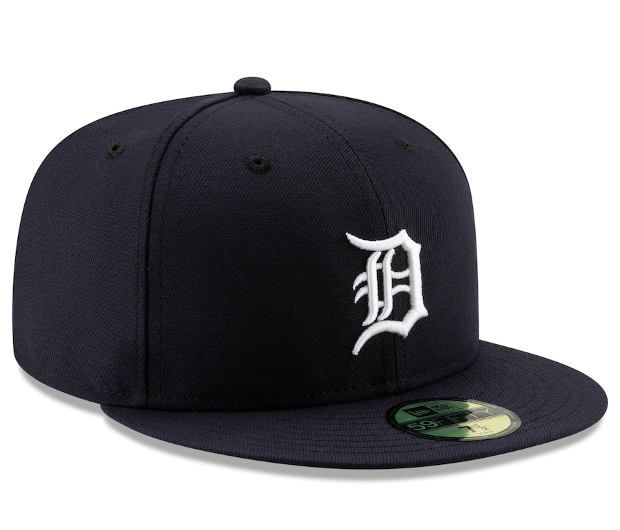 Men's Detroit Tigers New Era Navy Home Authentic Collection On-Field Logo 59FIFTY Fitted Hat