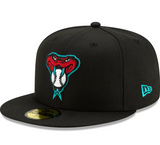 Men's Arizona Diamondbacks New Era Black Alternate Authentic Collection On-Field 59FIFTY Fitted Hat - Pro Jersey Sports