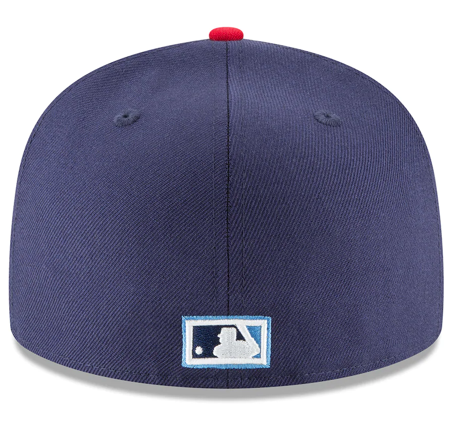 Men's California Angels New Era 2 Tone Navy/Baby Blue Cooperstown Collection Wool 59FIFTY Fitted Hat
