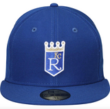 Men's Kansas City Royals New Era Royal Cooperstown Collection Wool 59FIFTY Fitted Hat - Pro Jersey Sports