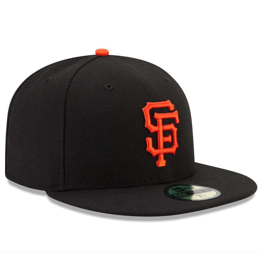 Men's San Francisco Giants New Era Black Game Authentic Collection On-Field 59FIFTY Fitted Hat