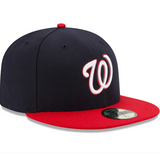 Men's Washington Nationals New Era Navy/Red Alternate Authentic Collection On-Field 59FIFTY Fitted Hat - Pro Jersey Sports