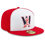 Men's Washington Nationals New Era White Alternate 4 Authentic Collection On-Field 59FIFTY Fitted Hat - Pro Jersey Sports