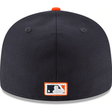 Men's Detroit Tigers New Era Navy Cooperstown Collection Wool 59FIFTY Fitted Hat - Pro Jersey Sports