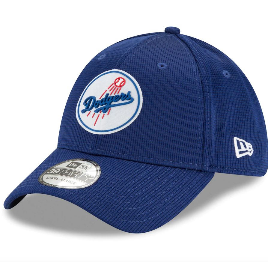 Men's Los Angeles Dodgers New Era Royal 2021 Clubhouse 39THIRTY Flex Hat