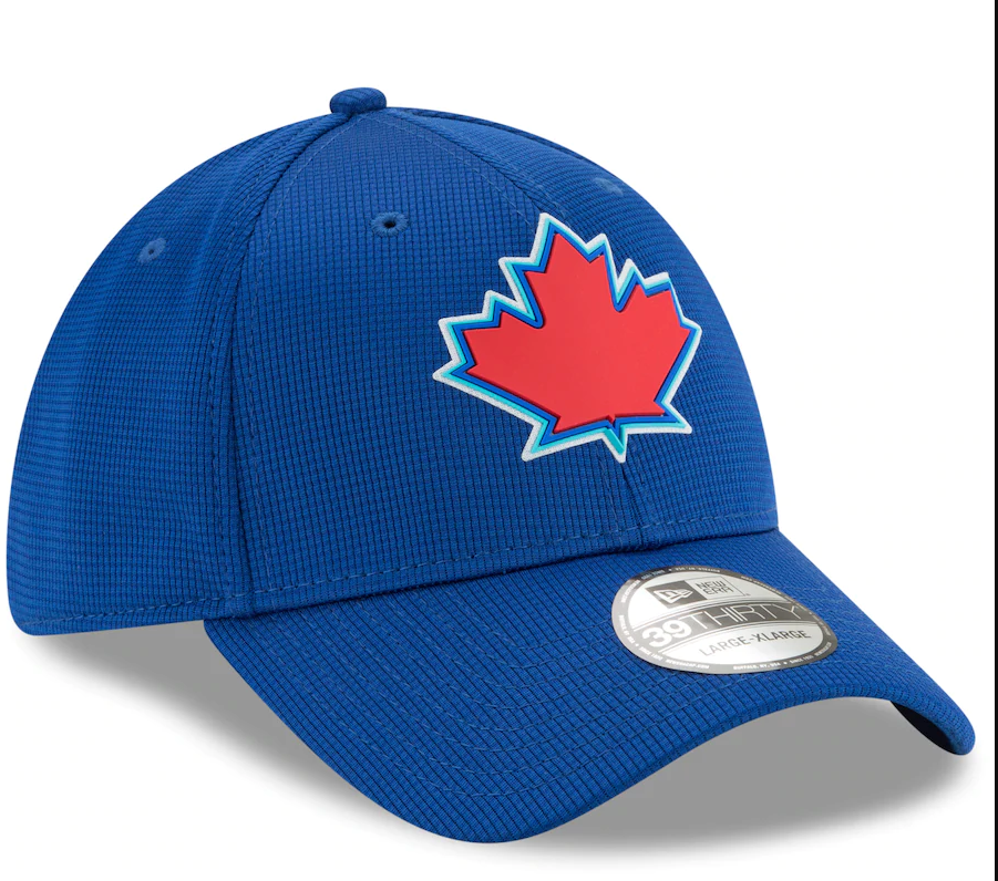 Men's Toronto Blue Jays New Era Royal 2021 Clubhouse 39THIRTY Flex Hat