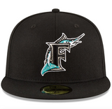 Men's Florida Marlins New Era Black 1997 World Series Wool 59FIFTY Fitted Hat - Pro Jersey Sports