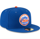 Men's New York Mets New Era Blue 1962 Cooperstown Collection Wool 59FIFTY Fitted Hat - Pro Jersey Sports