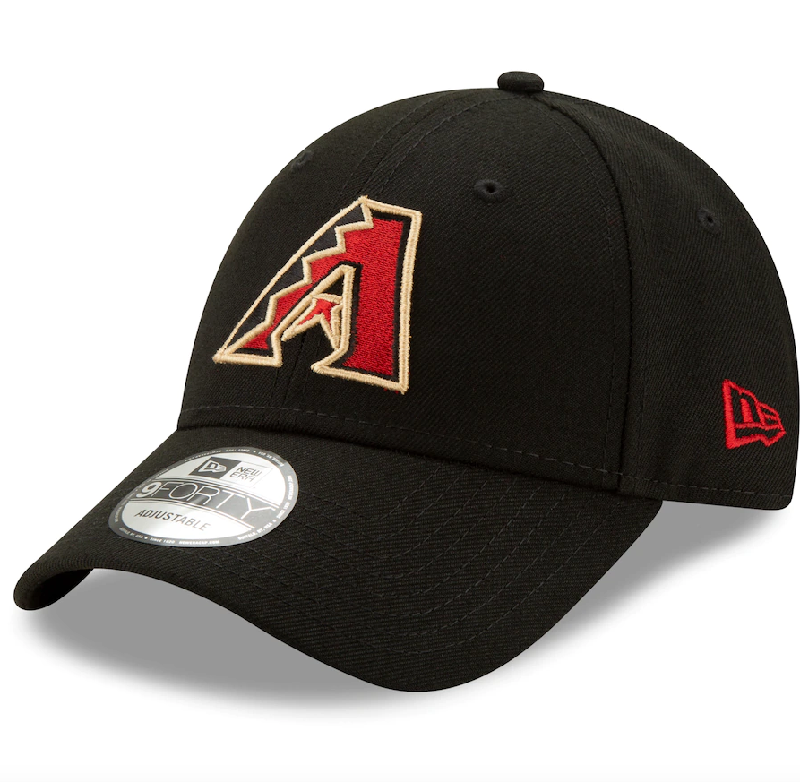 Men's Arizona Diamondbacks New Era Black Game The League 9FORTY Adjustable Hat