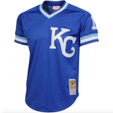 Men’s Mitchell & Ness Authentic Replica Bo Jackson Kansas City Royals 1989 Blue Mesh Batting Practice Jersey - Pro Jersey Sports