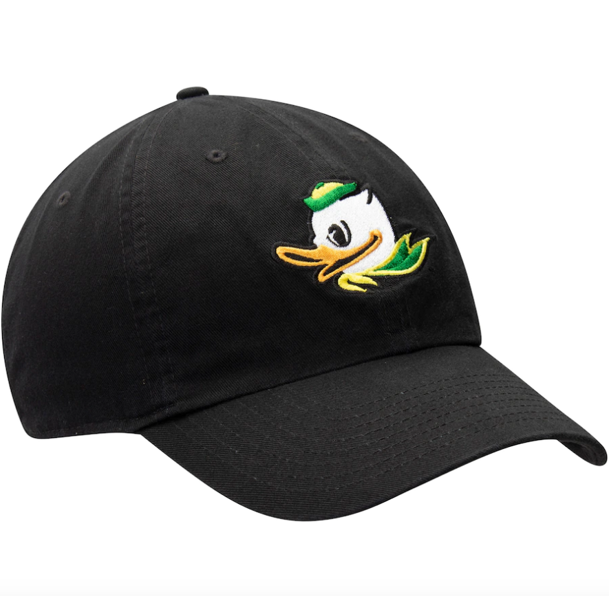 Oregon Ducks Nike Heritage 86 Team Logo Performance Adjustable Hat - Black