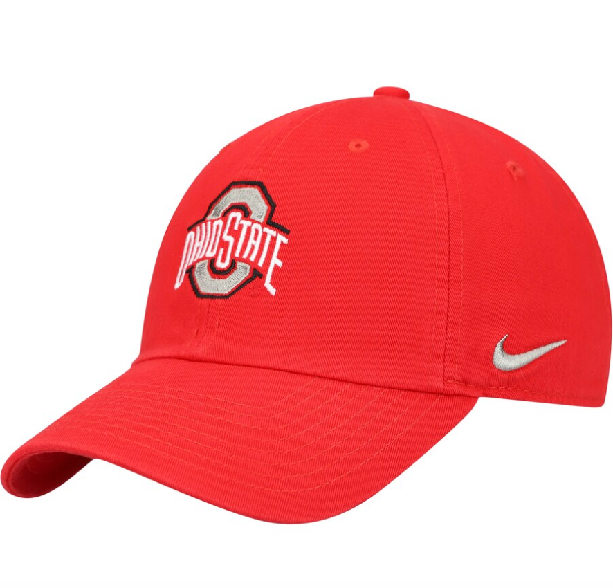 Ohio State Buckeyes Nike Heritage 86 Logo Adjustable Hat - Scarlet
