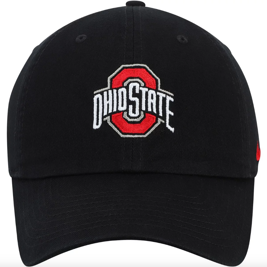 Ohio State Buckeyes Nike Heritage 86 Logo Adjustable Hat - Black