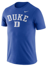 Men's Duke Blue Devils Nike Arch Suede Tee- Blue - Pro Jersey Sports