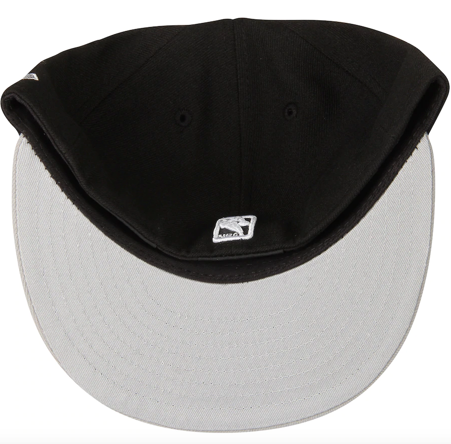 Men's Brooklyn Nets New Era Black/Gray Official Team Color 2Tone 59FIFTY Fitted Hat - Pro Jersey Sports