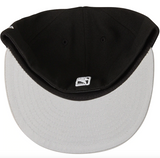 Men's Brooklyn Nets New Era Black/Gray Official Team Color 2Tone 59FIFTY Fitted Hat - Pro Jersey Sports