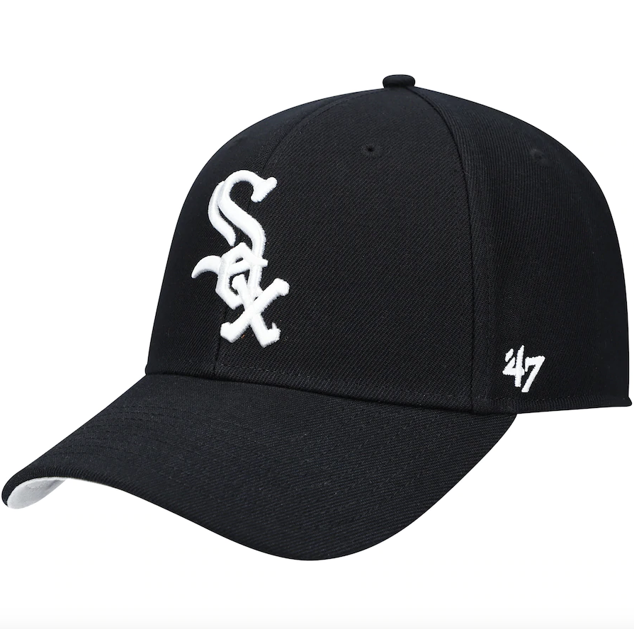 Men's Chicago White Sox '47 Black Legend MVP Adjustable Hat