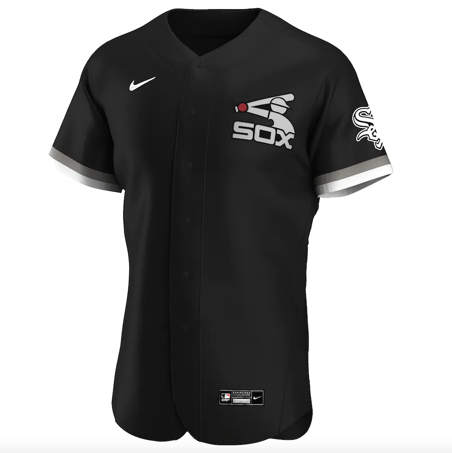 Men's Chicago White Sox Nike Black Alternate Spring Training Authentic Team Jersey