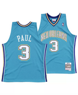 Men's New Orleans Hornets Chris Paul Mitchell & Ness Teal Hardwood Classics Swingman Jersey - Pro Jersey Sports