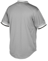 Men's Chicago White Sox Road Grey Cooperstown Collection V-Neck Mesh Batting Practice Jersey By Mitchell And Ness - Pro Jersey Sports
