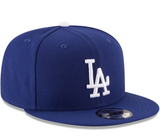 Men's Los Angeles Dodgers New Royal Blue Basic 9FIFTY Snapback Hat - Pro Jersey Sports