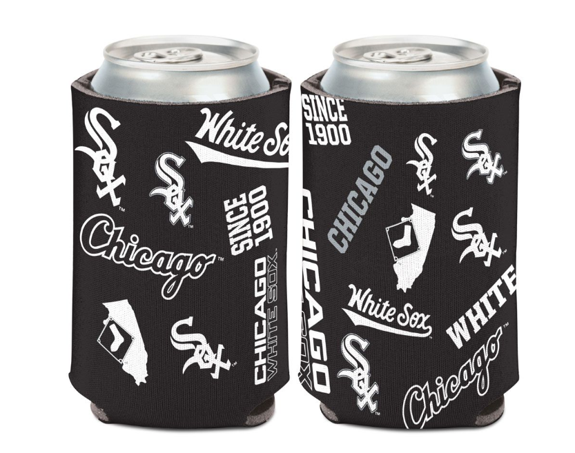 CHICAGO WHITE SOX SCATTER CAN COOLER 12 OZ.