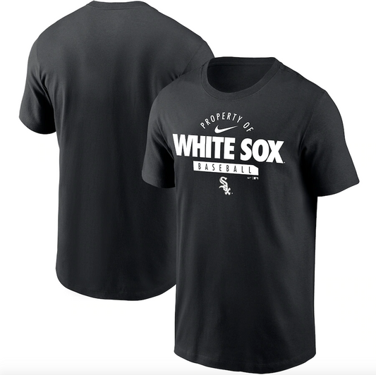Men's Chicago White Sox Nike Black Primetime Property Of Practice T-Shirt