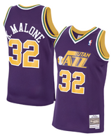 Men's Mitchell & Ness Karl Malone Utah Jazz 1991-92 Road Purple Swingman Jersey - Pro Jersey Sports