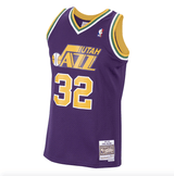 Men's Mitchell & Ness Karl Malone Utah Jazz 1991-92 Road Purple Swingman Jersey - Pro Jersey Sports