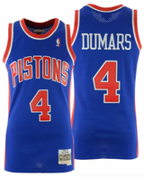 Men's Joe Dumars Detroit Pistons Mitchell & Ness Blue 1988-89 Hardwood Classics Swingman Jersey - Pro Jersey Sports