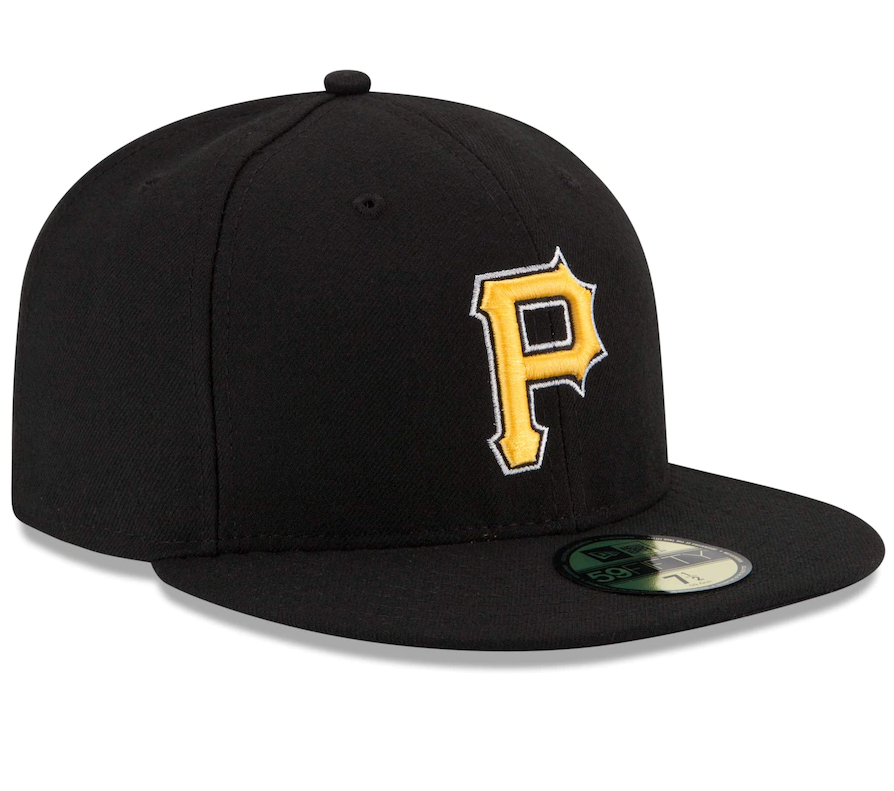 Men's Pittsburgh Pirates New Era Black Game Alternate Authentic Collection On-Field 59FIFTY Fitted Hat - Pro Jersey Sports