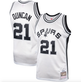Men's Tim Duncan San Antonio Spurs Mitchell & Ness Hardwood Classics 1998-99 Swingman Jersey - White - Pro Jersey Sports