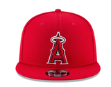 Mens Anaheim Angels Red 9FIFTY Basic Snapback By New Era - Pro Jersey Sports