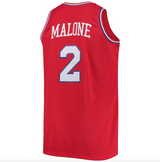 Mens Philadelphia 76ers Moses Malone Mitchell & Ness Red 1982-83 Hardwood Classics Swingman Jersey - Pro Jersey Sports