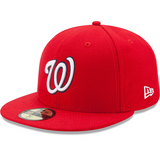 Men's Washington Nationals New Era Red Game Authentic Collection On-Field 59FIFTY Fitted Hat - Pro Jersey Sports